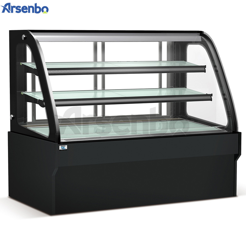 310L Practical Small Cake Display Counter Fridge Microcomputer Control Temp