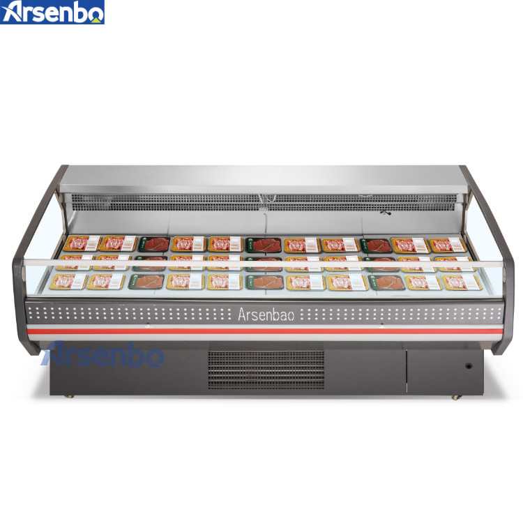 Stainless Steel Deli Display Cooler Countertop 580W Practical
