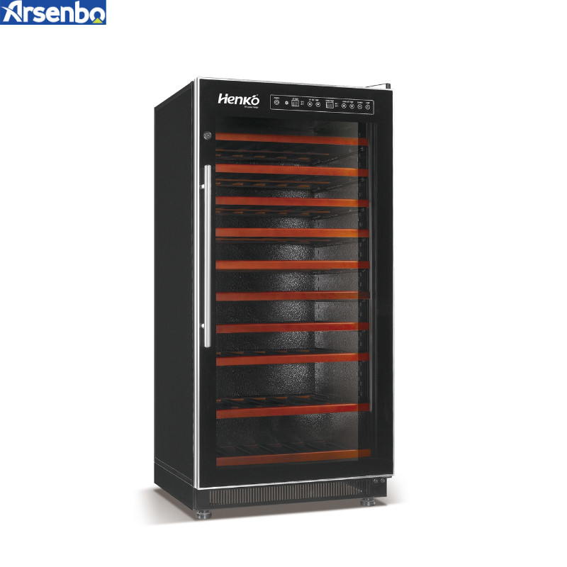 Household 175W Wine And Beverage Fridge , Anticorrosive Single Zone Wine Cooler