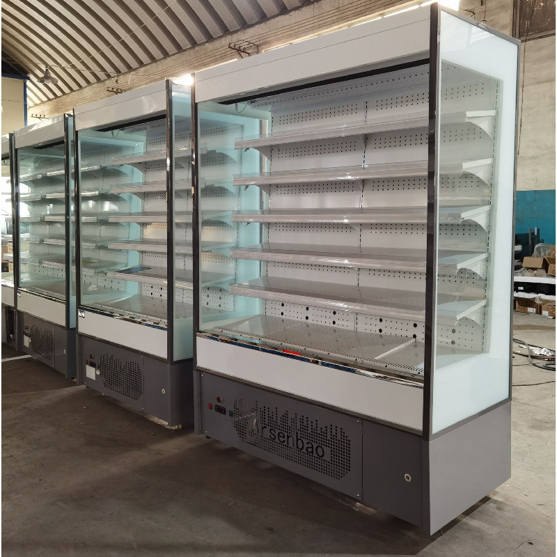 Stainless Steel Open Multideck Fridge